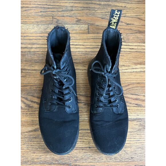Dr. Martens Black Lace up Combs Boots Shoes  Mens Size 9 main image 2